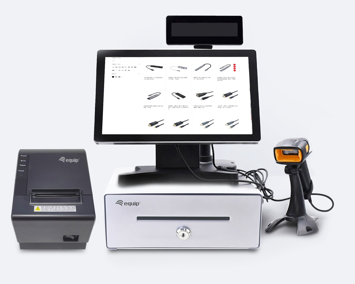 Ladica za novac EQUIP 128950 za POS sustave (4/4, RJ11)-11
