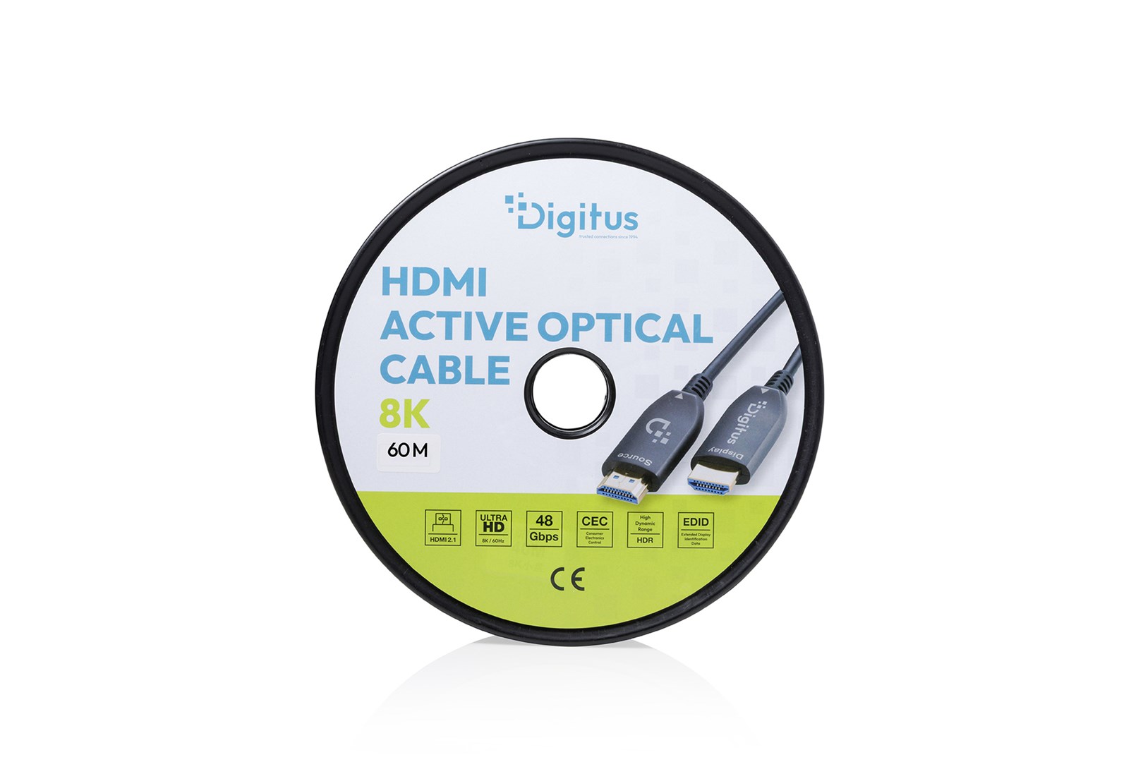 Digitus HDMI 2.1 AOC hibridni optički kabel, UHD 8K, 60m-2