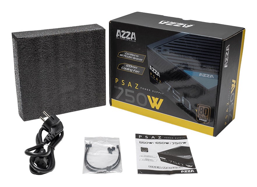 Napajanje za računalo AZZA PSAZ-750W (750W, 80+ Bronze)-4