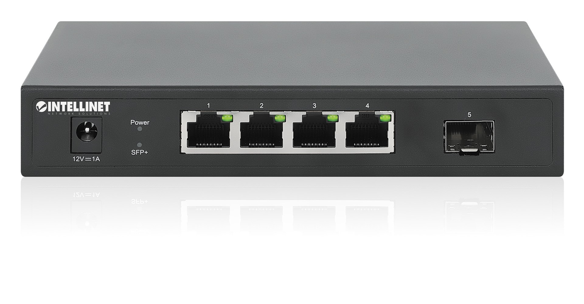 Mrežni switch INTELLINET 5-portni (4x 2.5G RJ45, 1x 10G SFP+)