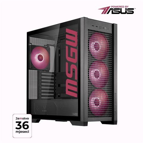 Desktop računalo MSGW Gamer R7 a105 (AMD Ryzen 7 7800X3D, 32GB, 1TB SSD, NVIDIA GeForce RTX 5070 12GB, Bez operativnog sustava)