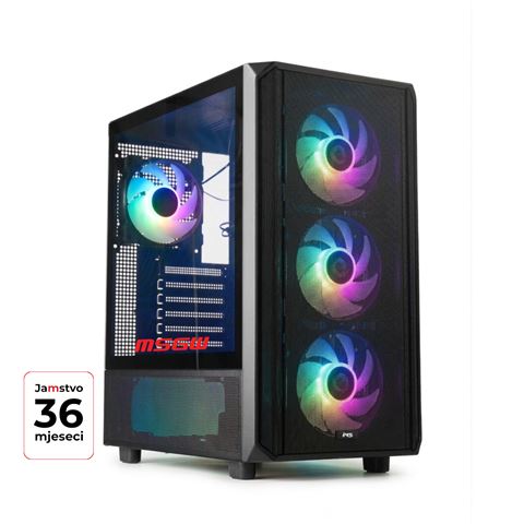 Desktop računalo MSGW Gamer R5 a126 (AMD Ryzen 5 5600, 16GB DDR4, 1TB SSD, AMD Radeon RX 7600 8GB, Bez operativnog sustava)-0