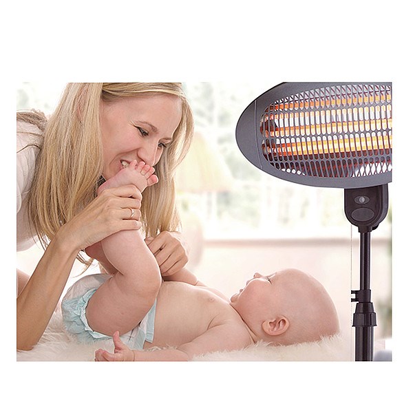 Infracrvena grijalica OLYMPIA BS 55 (2000 W, crna boja)-2