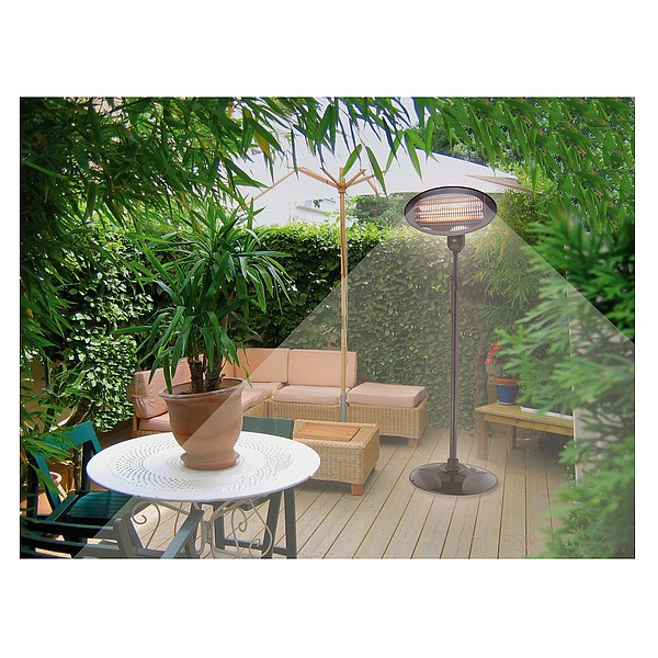 Infracrvena grijalica OLYMPIA BS 55 (2000 W, crna boja)-1