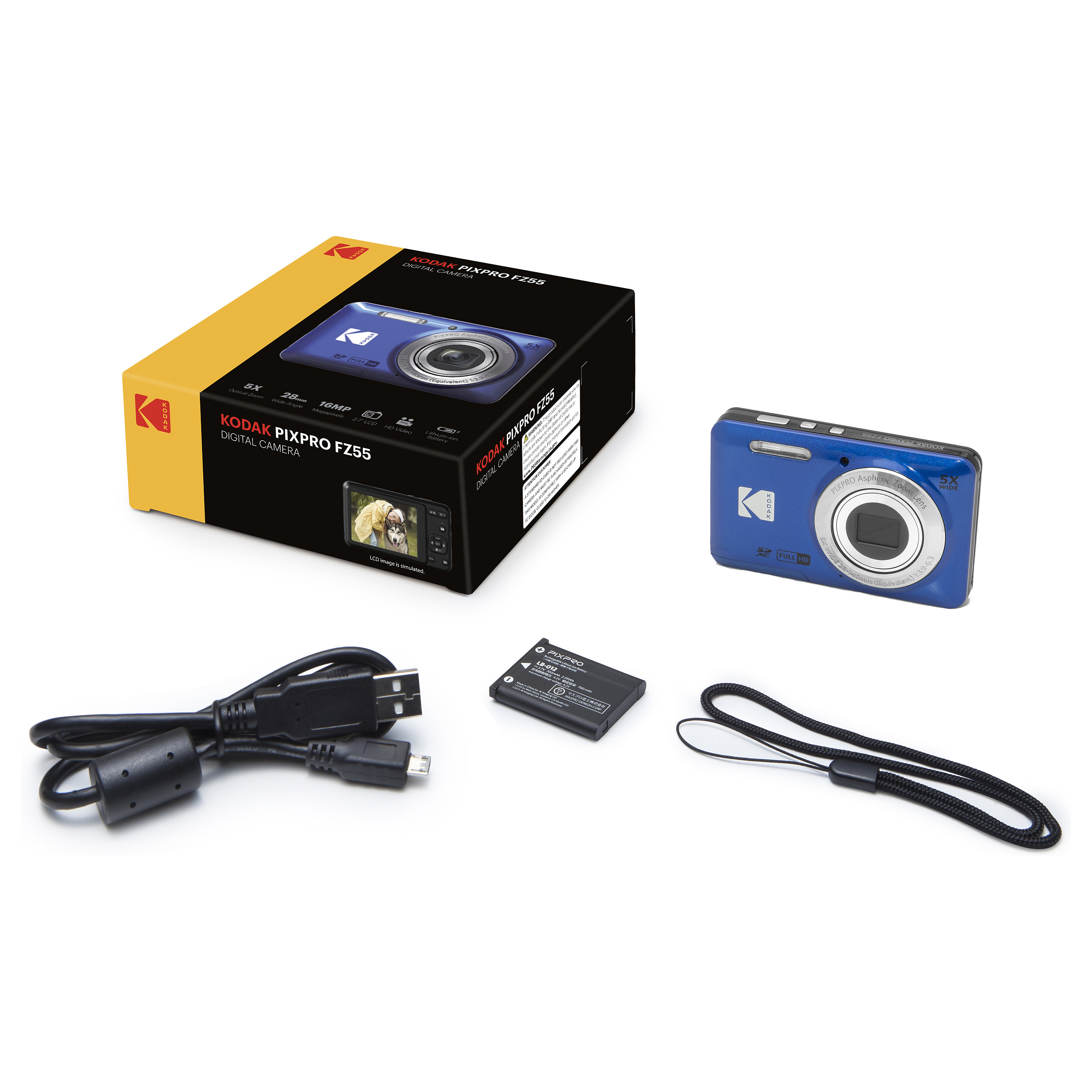 Digitalni fotoaparat KODAK PIXPRO FZ55 plava boja-4