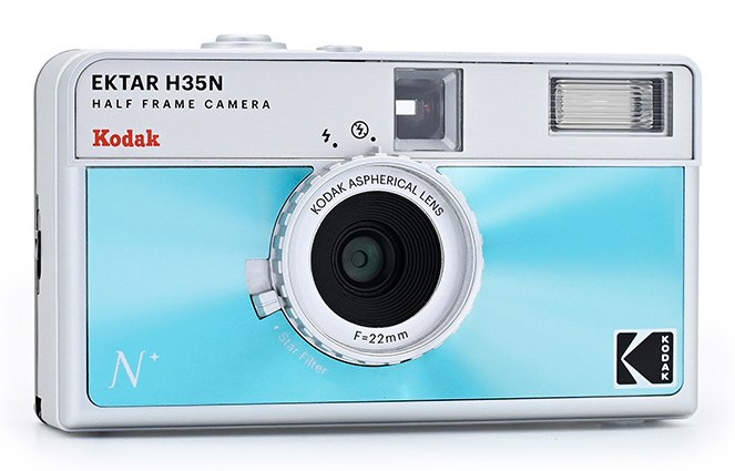 Poluformatni analogni fotoaparat KODAK EKTAR H35N (Glazed Blue)-1