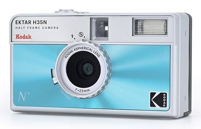 Poluformatni analogni fotoaparat KODAK EKTAR H35N (Glazed Blue)-2