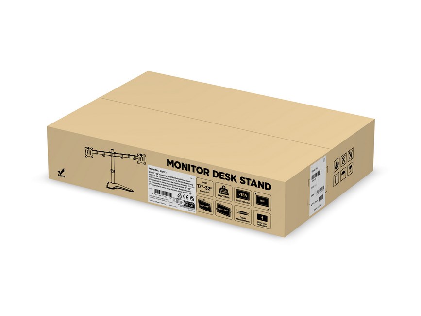 Stalak za monitor EQUIP 650602, za dva monitora 17"-32"-6