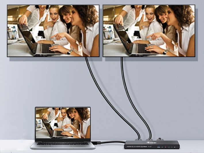 HDMI razdjelnik EQUIP 128881, 2-portni, 4K@60Hz-3