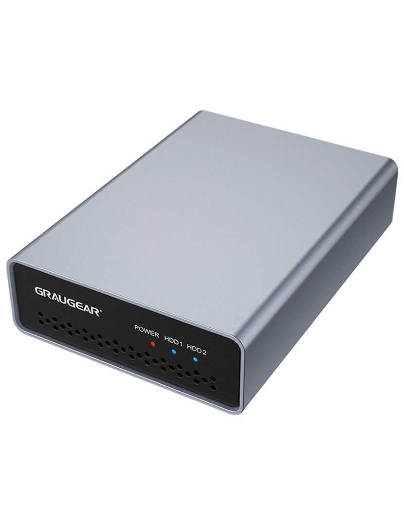 GRAUGEAR G-25RD2-AC-10G RAID kućište za 2.5" diskove (USB-C 10Gbps)