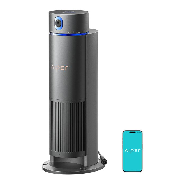 Pametni sustav za navodnjavanje AIPER IrriSense (do 445 m², EvenRain, Wi-Fi, crna boja)