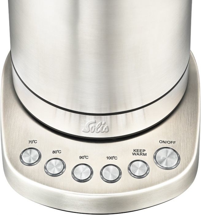 Kuhalo za vodu SOLIS Vario Temp Kettle 5516 (1.7 L, nehrđajući čelik)-5