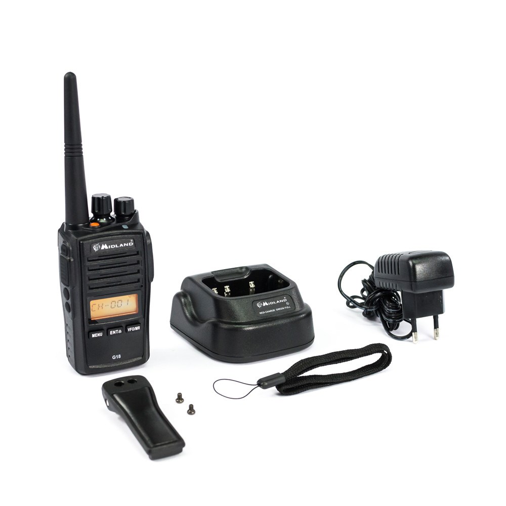 Radio stanica MIDLAND G18 (PMR446, IP67)-3