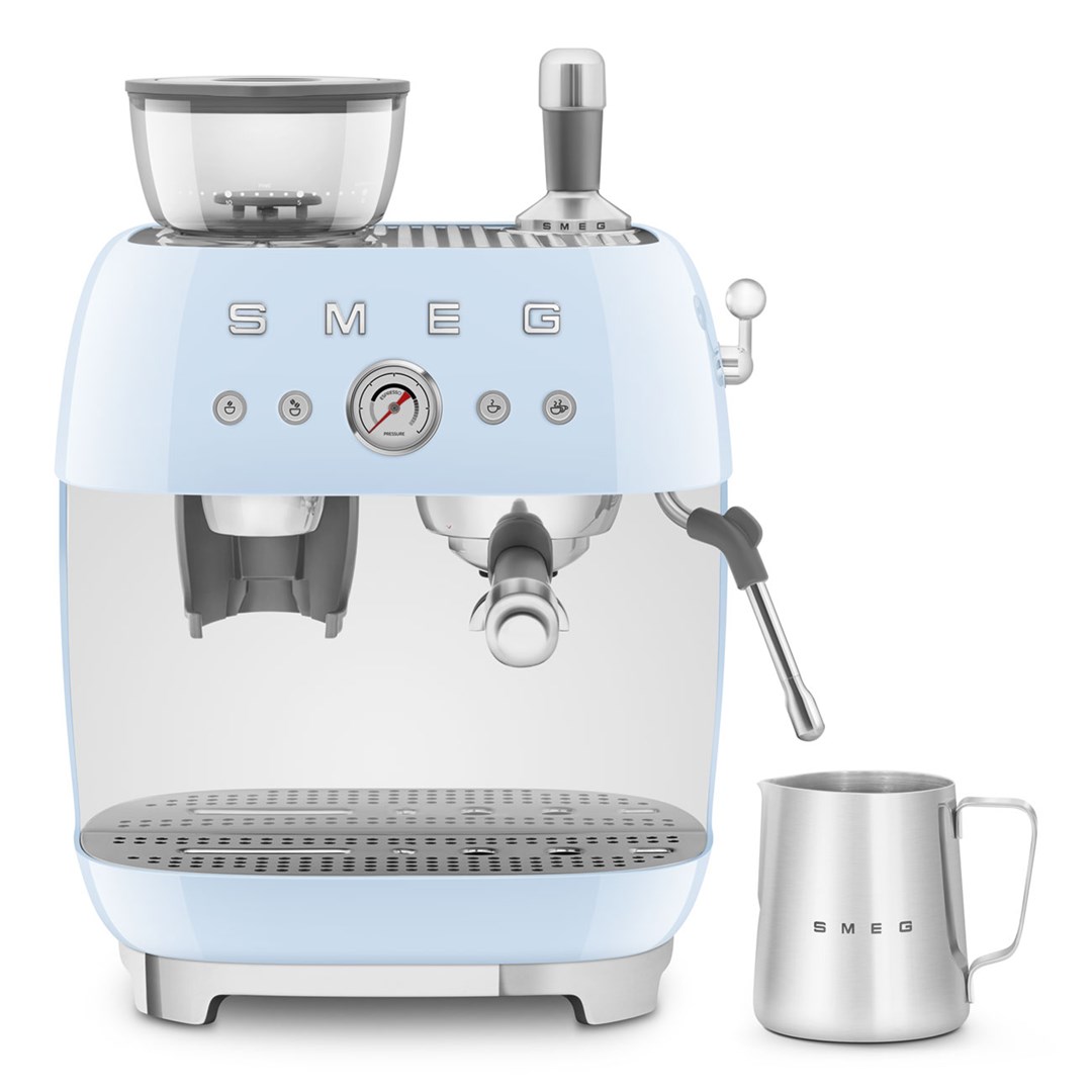 Aparat za espresso kavu SMEG 50's Style EGF03PBEU pastelno plava boja-2