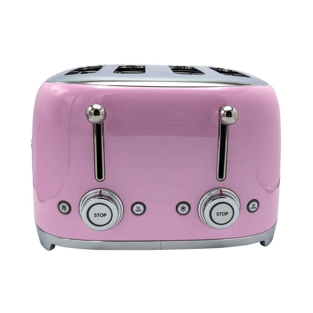 Toster SMEG TSF03PKEU 50's Style (4 utora), roza boja-7