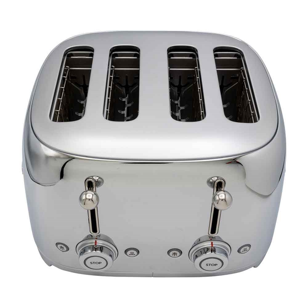 Toster SMEG TSF03SSEU 50's Style (4 utora), krom boja-5