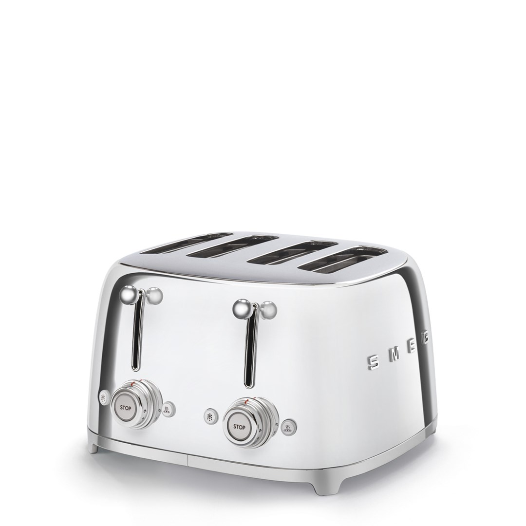 Toster SMEG TSF03SSEU 50's Style (4 utora), krom boja