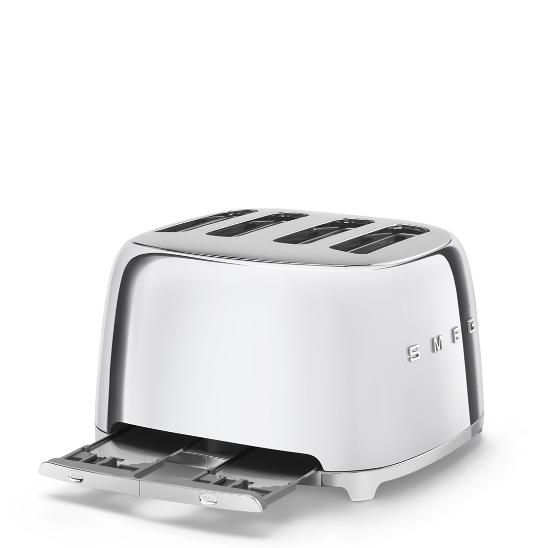 Toster SMEG TSF03SSEU 50's Style (4 utora), krom boja-3