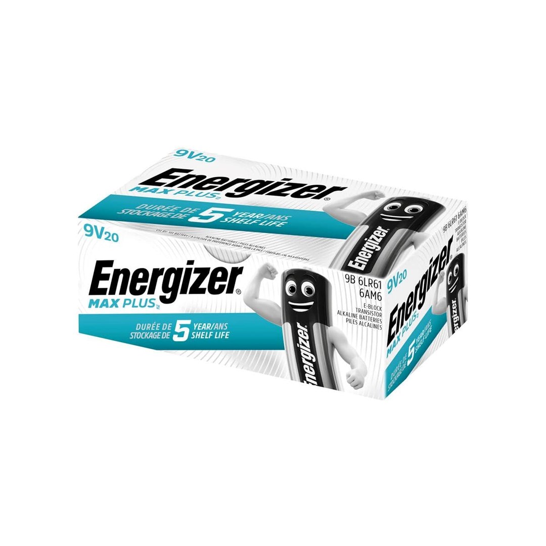 Baterije ENERGIZER Max Plus 9V (6LR61), pakiranje 20 komada-0