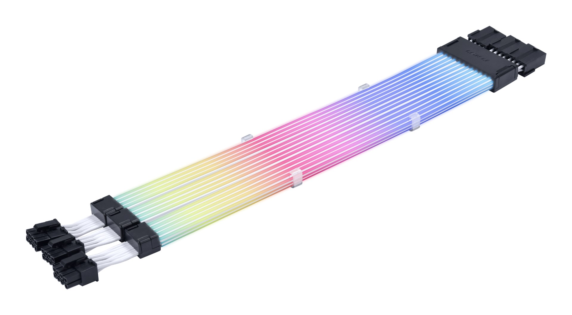 Kabel za napajanje LIAN LI PW12-1W (12-pin na 12-pin, 36 cm) bijela boja-2
