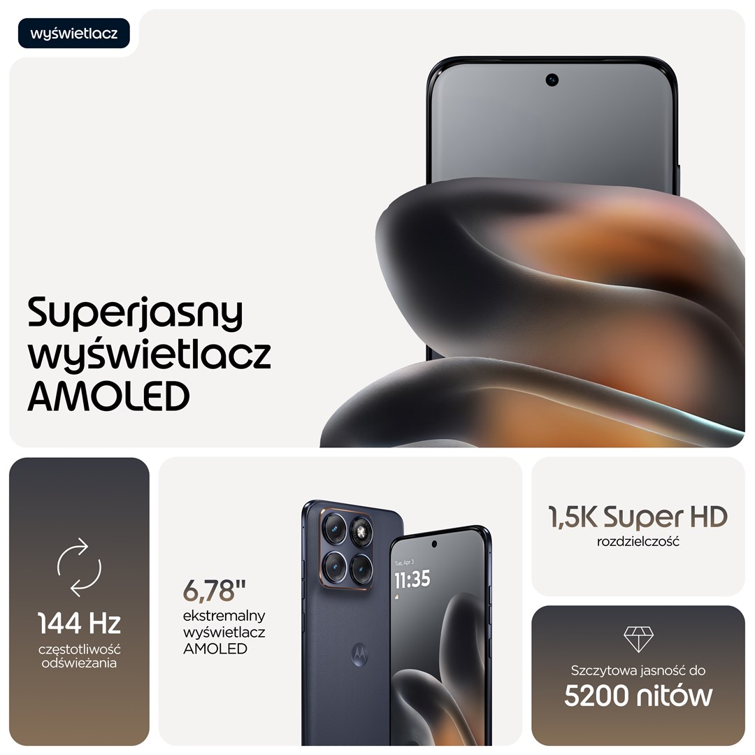 Mobitel MOTOROLA edge 70 fusion 12GB/256GB 5G Black (Crna)-6