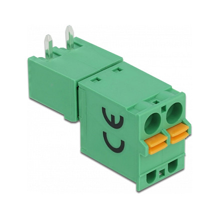 Set terminalnih blokova DELOCK 2-pinski 5.08 mm raster (10 kom)-2