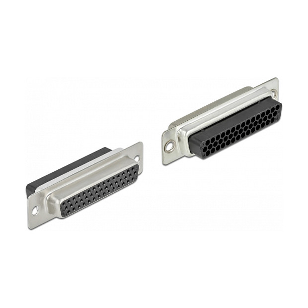 Adapter DELOCK D-Sub HD 44-pinski na 2x RJ45 s priborom za montažu (bež)-1