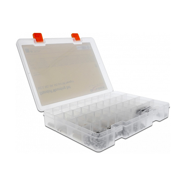 Set za pričvršćivanje DELOCK M2.5 / M3 / M4 / M5 / M6, 362 komada-1