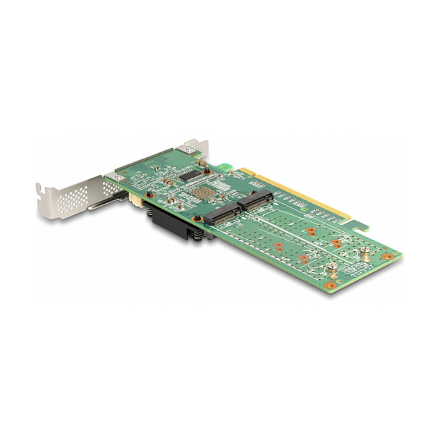 Adapter DELOCK PCIe x16 na 4x M.2 NVMe SSD (Low Profile)-2