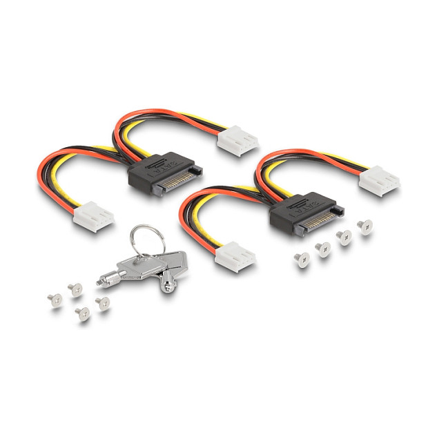 Ladica za disk DELOCK 3.5" za 4 x M.2 NVMe SSD, Slim SAS SFF-8654-5