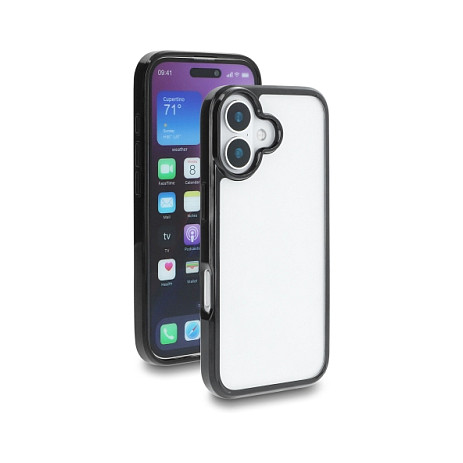 Zaštitna maska DELOCK za iPhone 15 Pro (MagSafe, prozirno-crna boja)-1