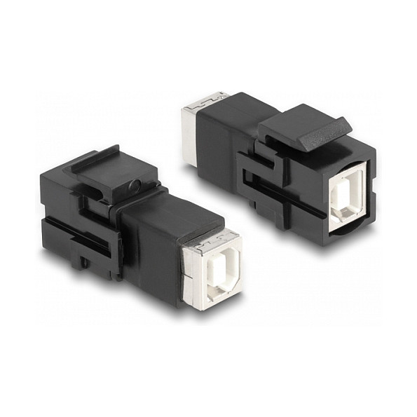 Delock Keystone Modul USB 2.0 B (Ž) na B (Ž), crni-0