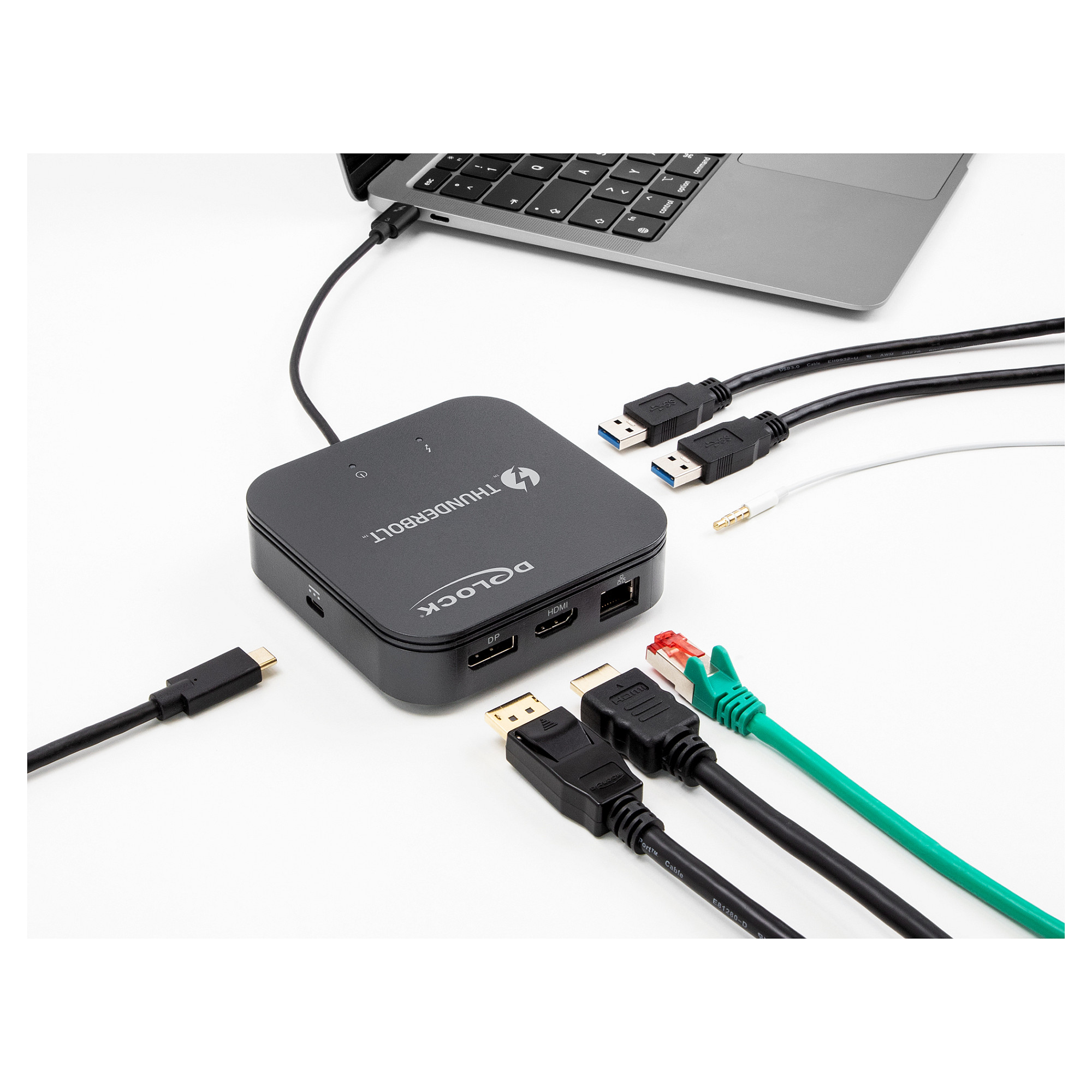 DELOCK Thunderbolt 3 Mini Docking Stanica 8K (DisplayPort, HDMI, USB, LAN, PD 3.0)-3