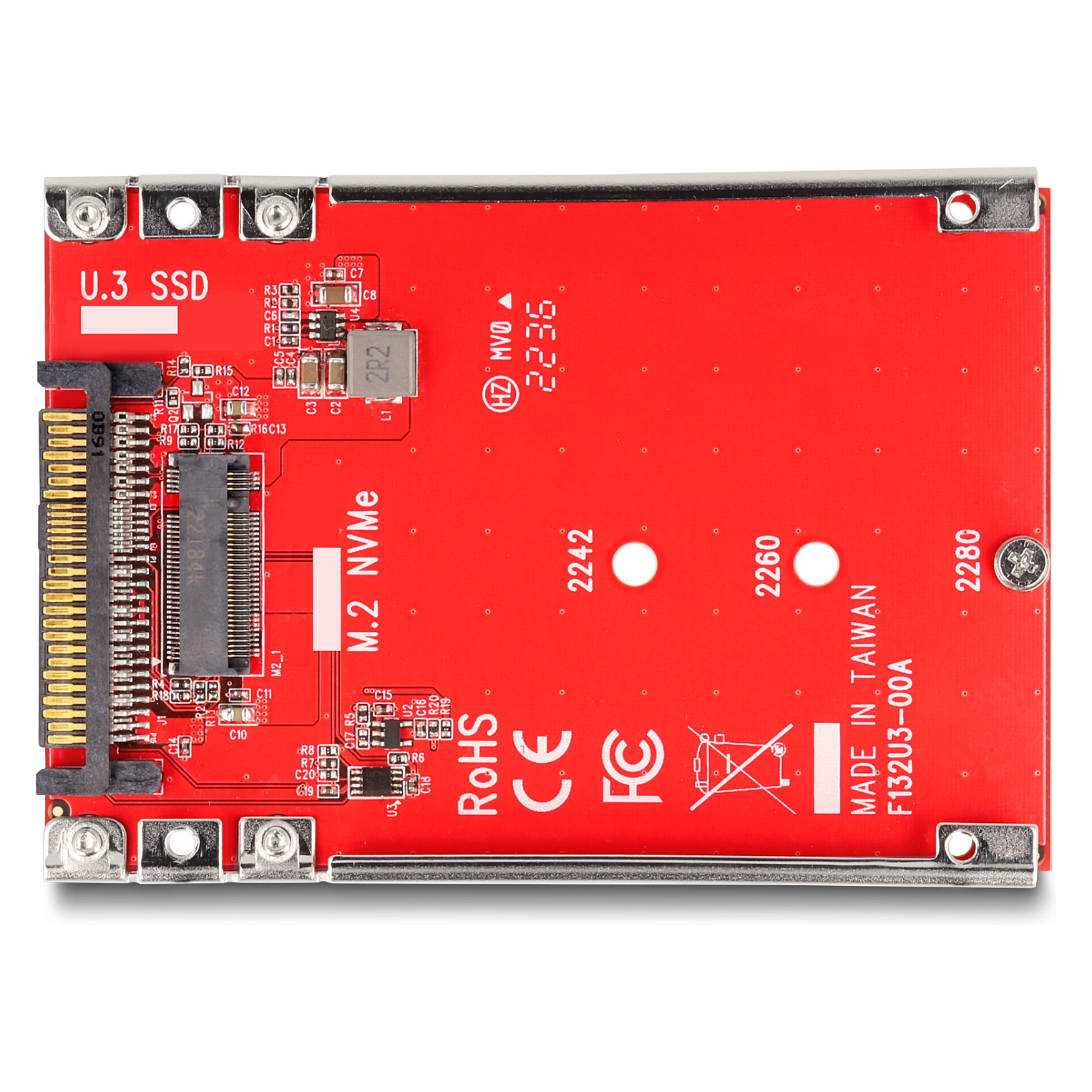 Konverter DELOCK 2.5" U.3 SFF-8639 na M.2 NVMe Key M, 7 mm-0