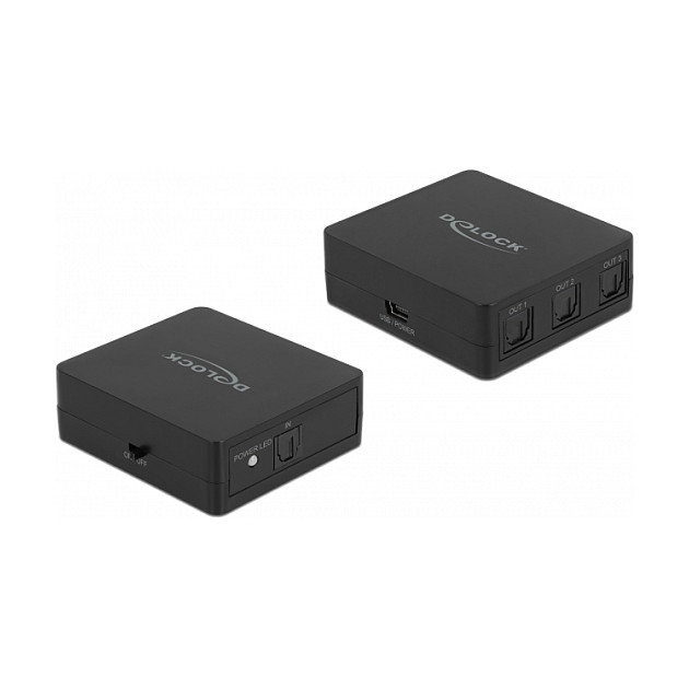 DELOCK S/PDIF TOSLINK audio razdjelnik 1 u 3
