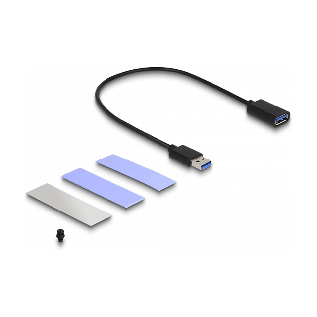 Kućište DELOCK za M.2 NVMe SSD za PlayStation 5 (USB 3.2 Gen 2, bez alata)-2