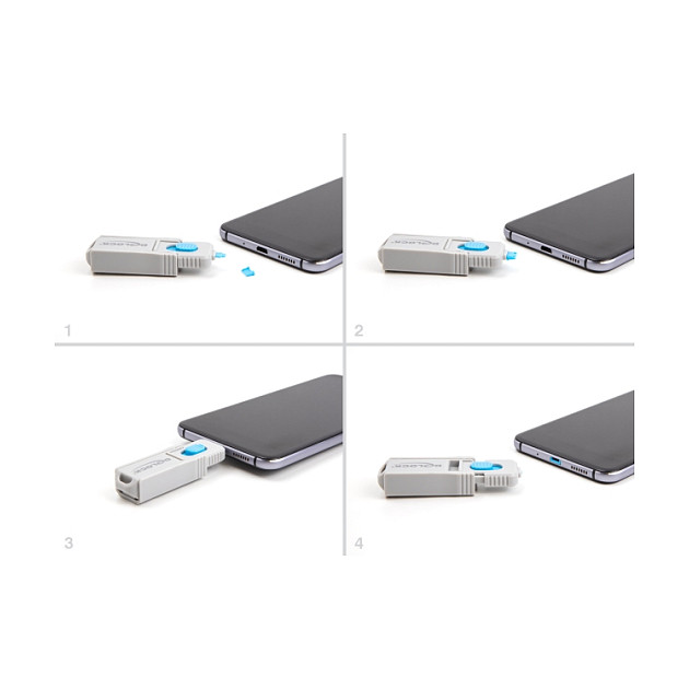 DELOCK Port Blocker za Micro USB priključak (10 komada s ključem)-1