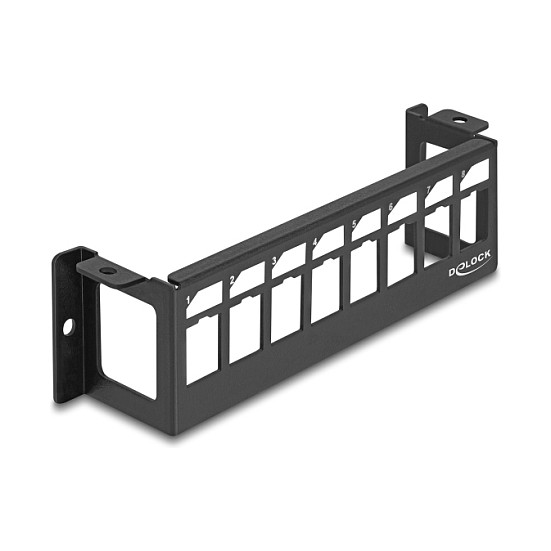 Delock 8-portni horizontalni nadžbukni Keystone panel-0