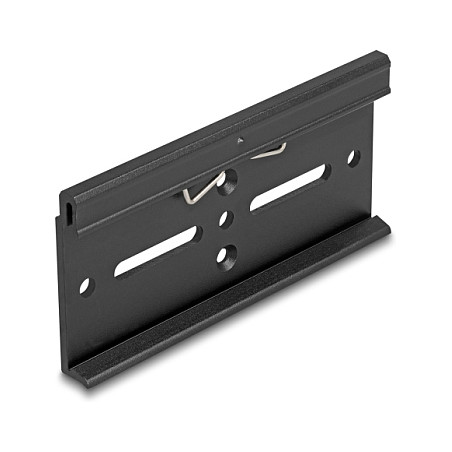 DELOCK Aluminijska montažna kopča za DIN šinu, 100 x 47.8 mm, crna-2