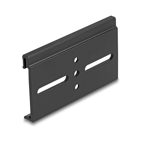Delock Aluminijska Montažna Spojnica za DIN Šinu, 80 x 47.8 mm, Crna-1