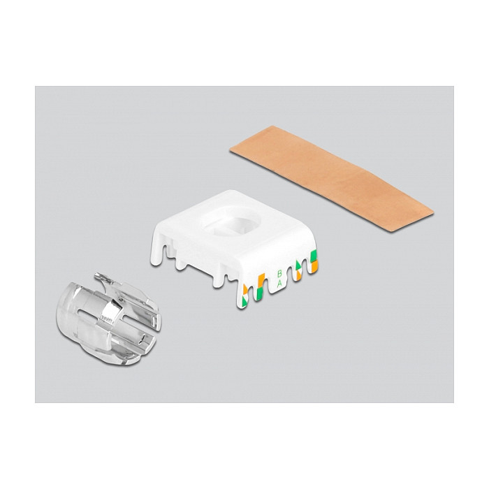 Delock Keystone Modul RJ45 (ž) na LSA Cat.6A, oklopljen, bez alata-2