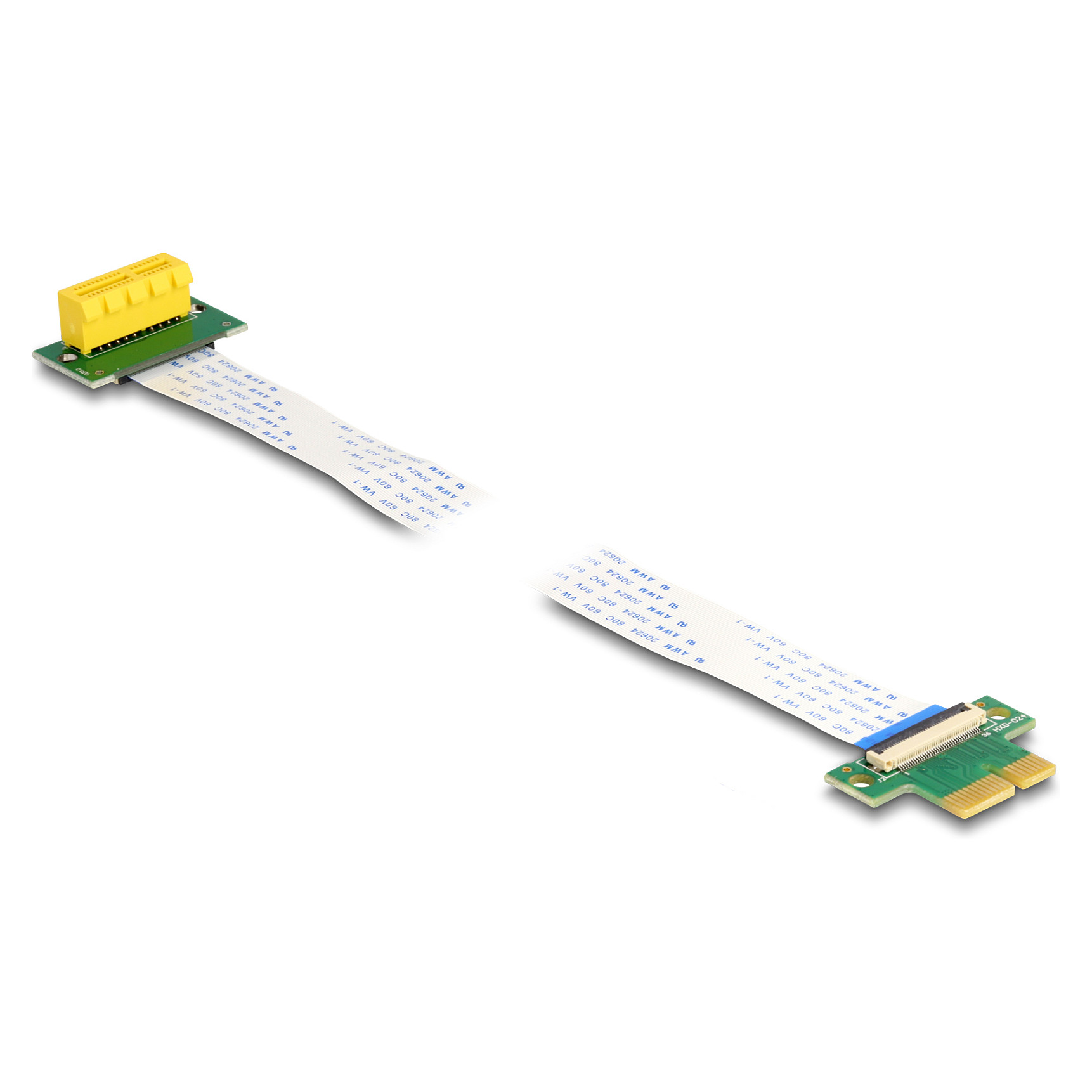Delock PCIe x1 Riser kartica, 90° kutni utor, 30cm FPC kabel-1