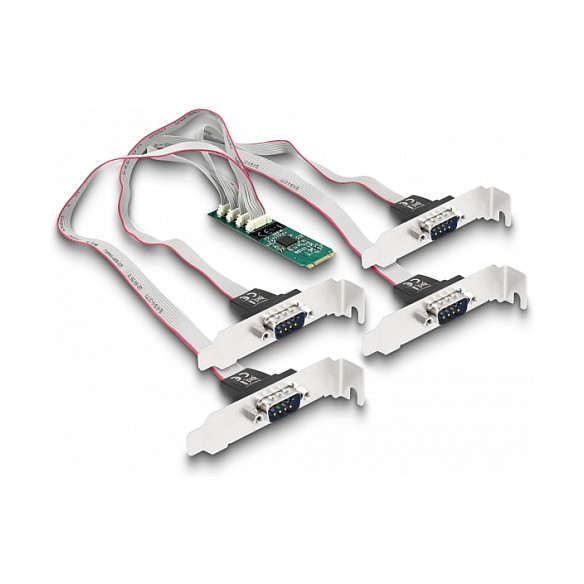 Adapter DELOCK M.2 na 4x Serijski RS-232 DB9 (95269)