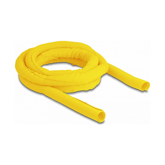 Pleteni bužir DELOCK samozatvarajući 2 m x 19 mm žuta boja