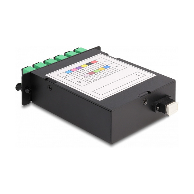 Optička HD kaseta DELOCK 66936 MPO na 12x SC Simplex (12 vlakana, Singlemode)-1