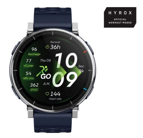 Pametni sat AMAZFIT Active 3 Premium (1,32" AMOLED, GPS, Bluetooth pozivi, vodootporan 5ATM) Atlas Blue-1