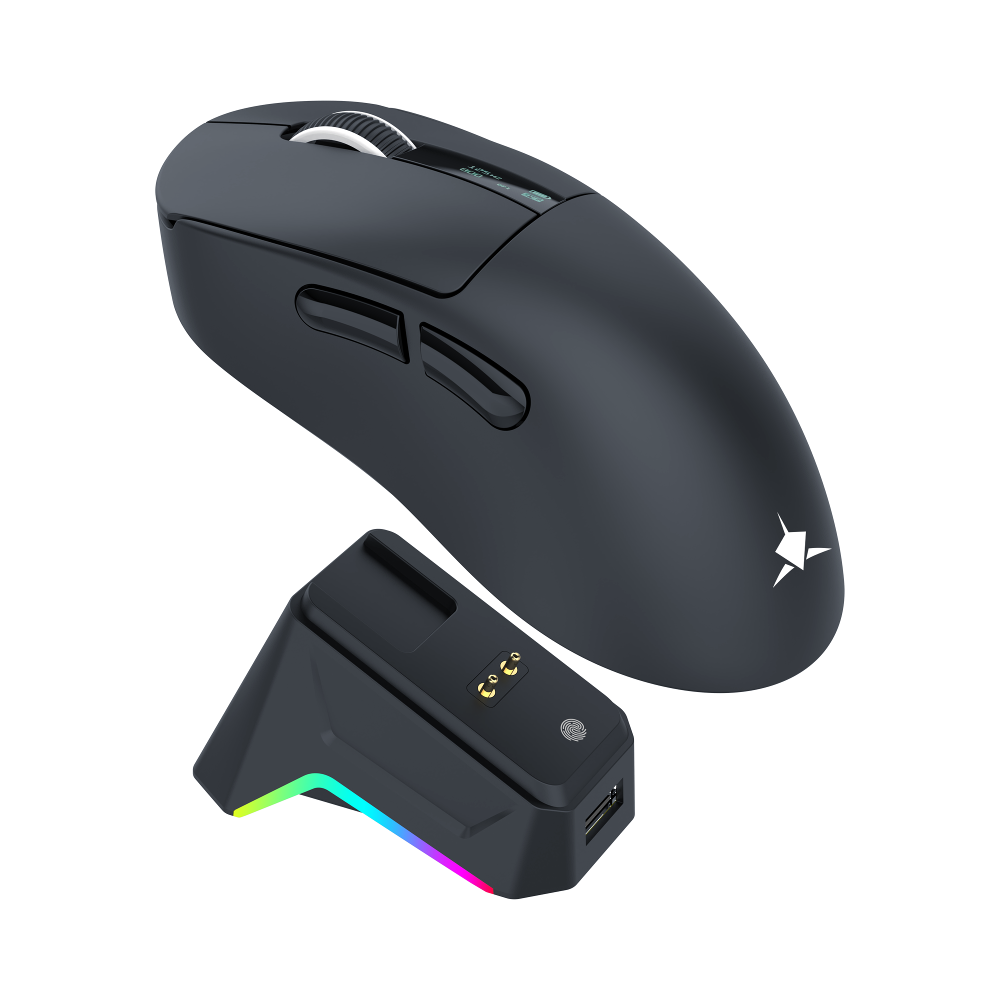 White Shark MOUSE WGM-5023 GAWAIN / 12.000 DPI - Black / Wireless-1