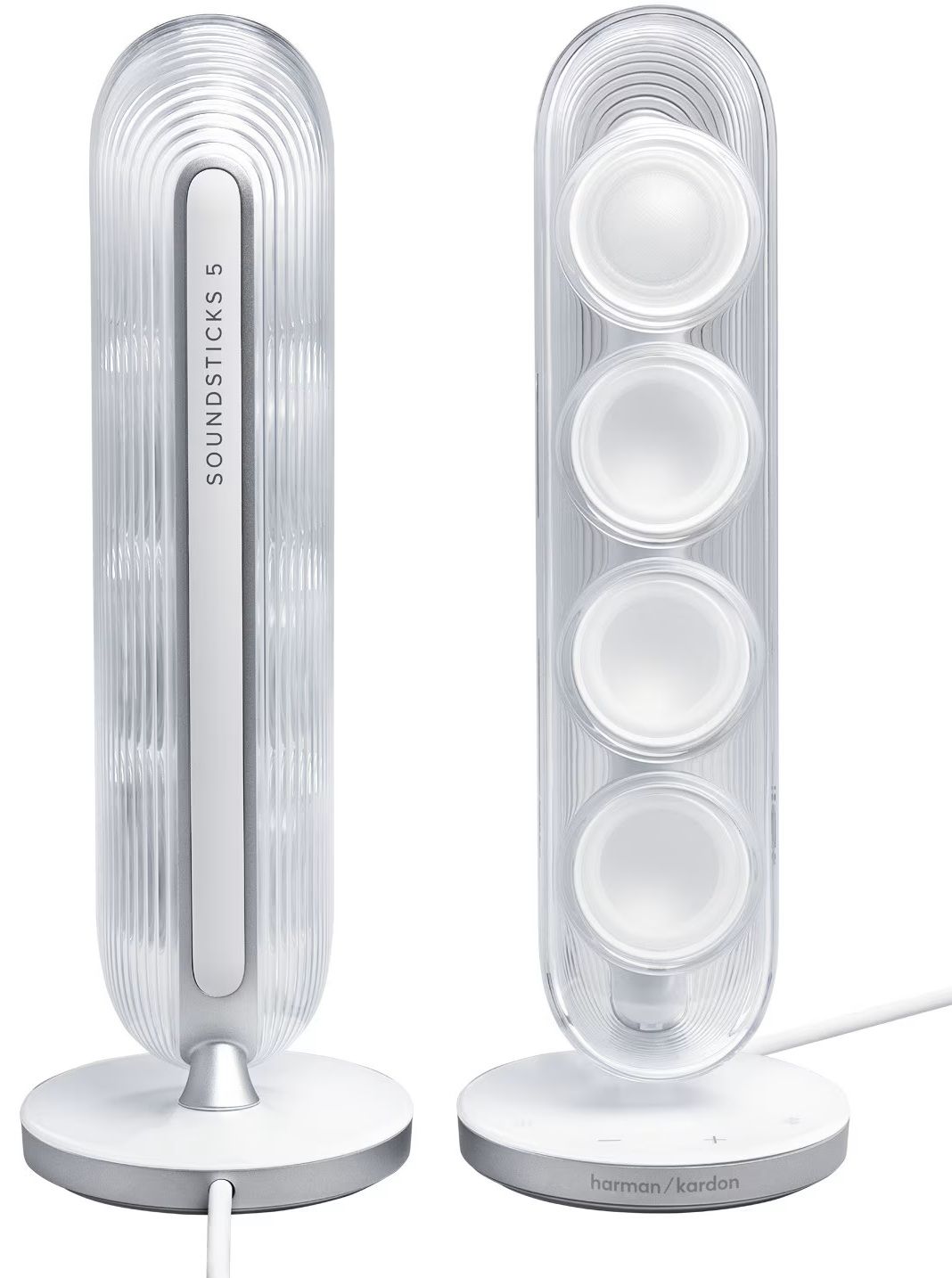 Audio sustav HARMAN KARDON SoundSticks 5 (2.1 sustav, 190 W, Bluetooth, HDMI ARC, Auracast, RGB, bijelI)-2