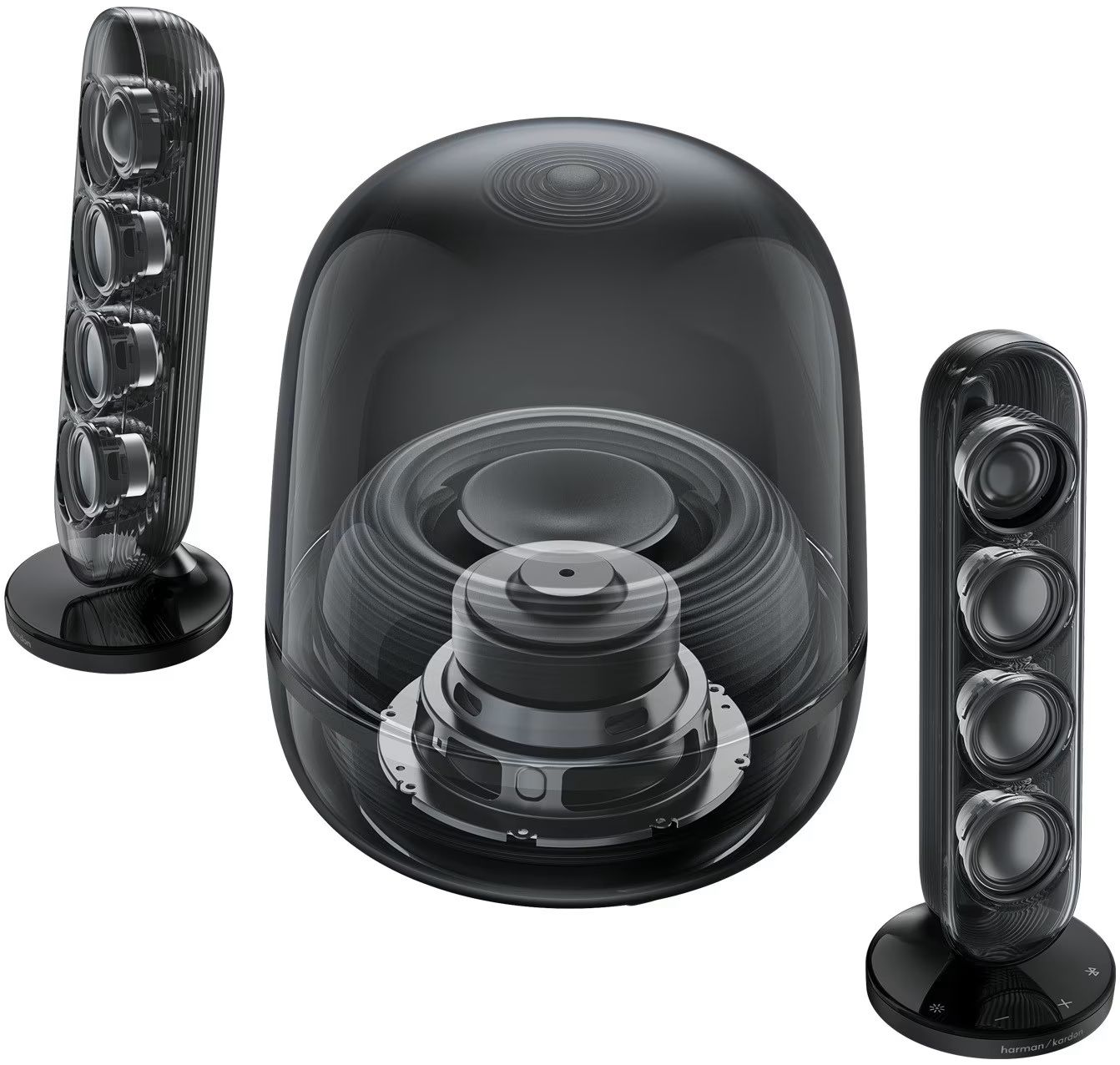 Audio sustav HARMAN KARDON SoundSticks 5 (2.1 sustav, 190 W, Bluetooth, HDMI ARC, Auracast, RGB, crni)-2