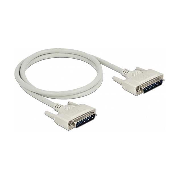 Delock serijski kabel D-Sub 25-pinski (M) na D-Sub 25-pinski (M), 1m-0